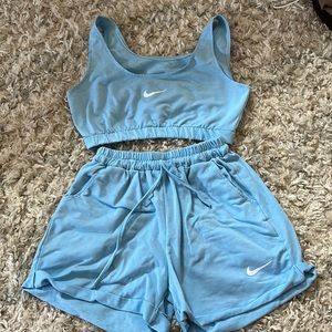 Light Blue Nike Matching Set